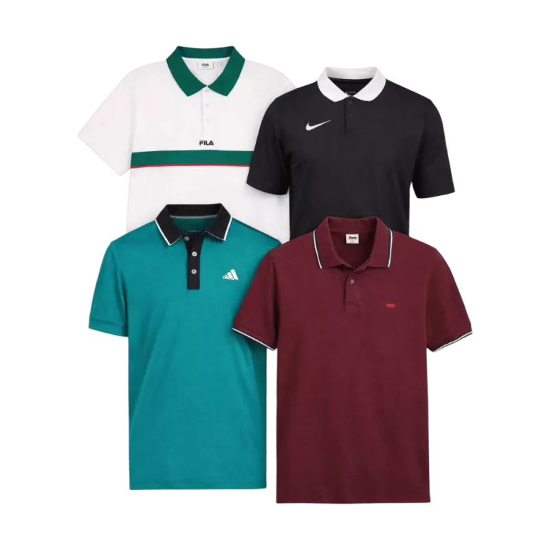Wholesale lot of second-hand mixed brand polo shirts – Brandor