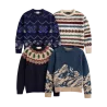 Wholesale lot of second-hand ethnic, grandpa and Icelandic sweaters – Brandor