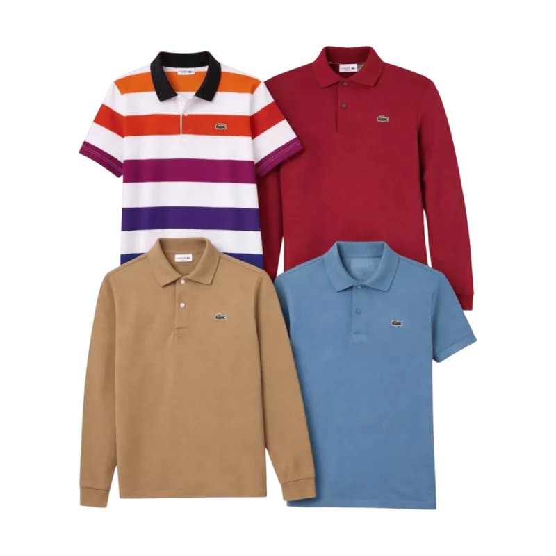 Lot de polos Lacoste seconde main – Brandor grossiste
