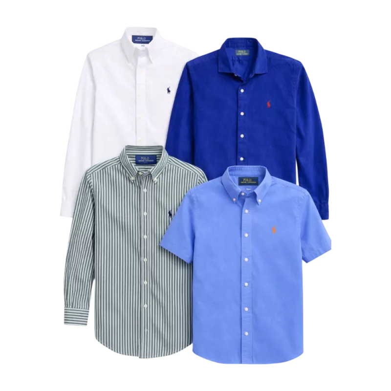 Lot de chemises Ralph Lauren premium seconde main – Brandor grossiste