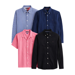 Lot de chemises Tommy Hilfiger seconde main – Brandor grossiste