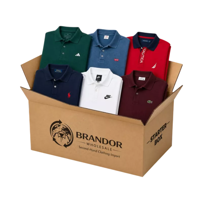 Starter Box of second-hand branded polo shirts – Brandor