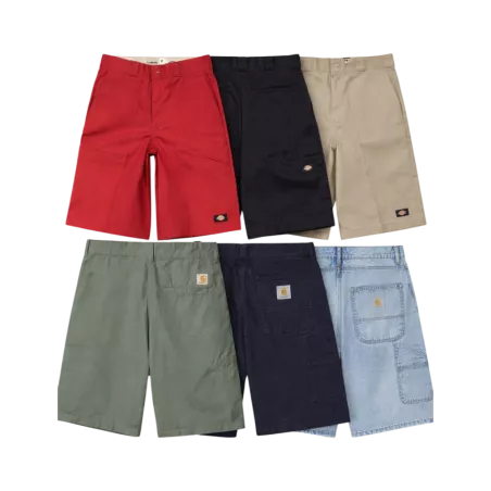 Lot de shorts Carhartt et Dickies seconde main – Brandor grossiste