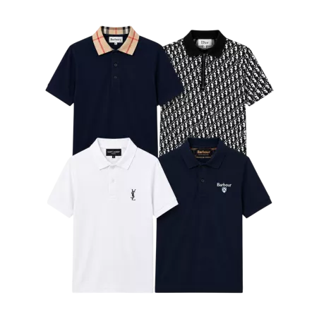 Lot de polos de créateurs seconde main – Brandor grossiste