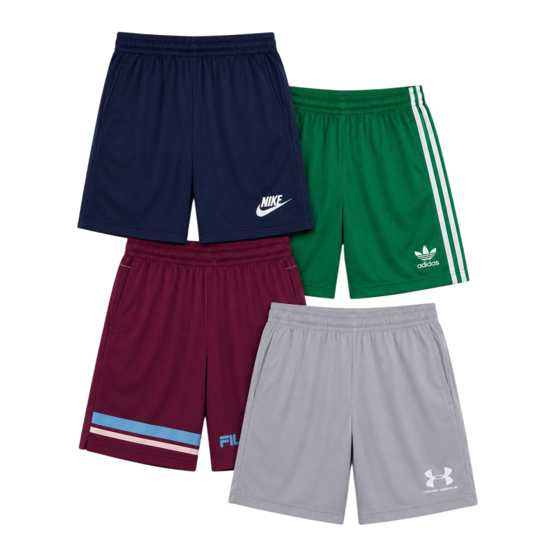 Lot de 50 Shorts de Sport Mixte Marques – Seconde Main Premium | Brandor