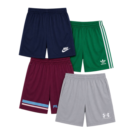 Lot de 50 Shorts de Sport Mixte Marques – Seconde Main Premium | Brandor