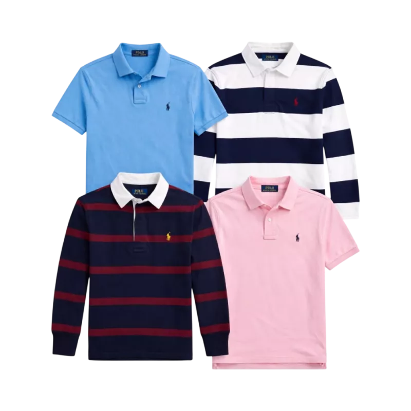 Lot de polos Ralph Lauren seconde main – Brandor grossiste