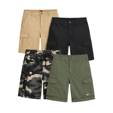 Lot de 40 Shorts Cargo Mixte Marques – Seconde Main Premium | Brandor