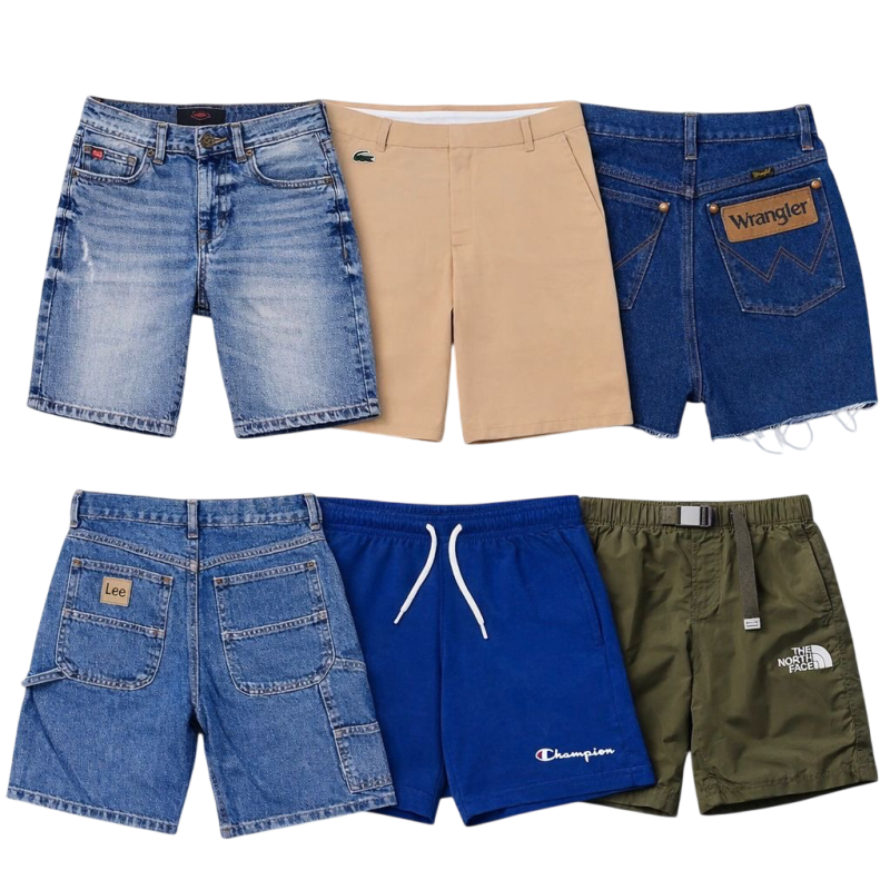 Shorts coton MIX marques