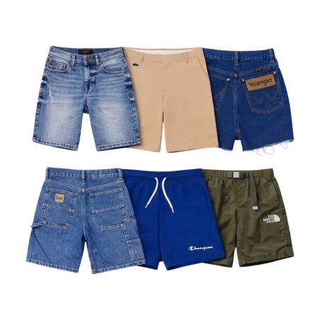Wholesale lot of second-hand mixed brand cotton shorts – Brandor