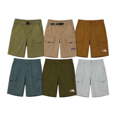 Wholesale lot of second-hand Columbia, The North Face and Patagonia shorts – Brandor