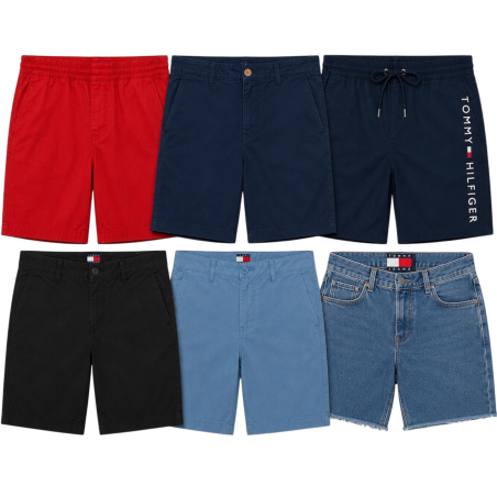 Lot de 40 Shorts Tommy Hilfiger – Seconde Main Premium | Brandor