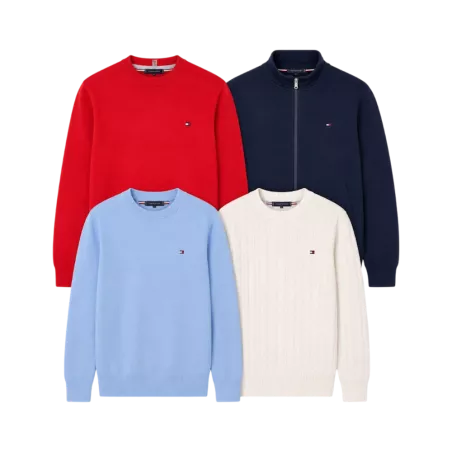 Wholesale lot of second-hand men's Tommy Hilfiger sweaters – Brandor