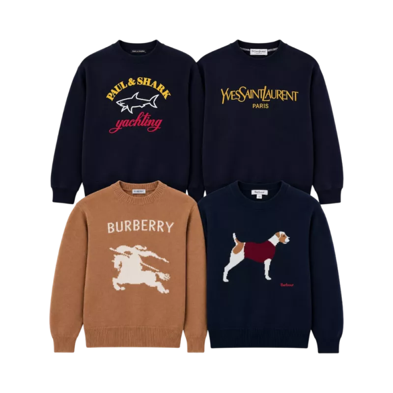 Wholesale lot of second-hand designer sweaters – Brandor