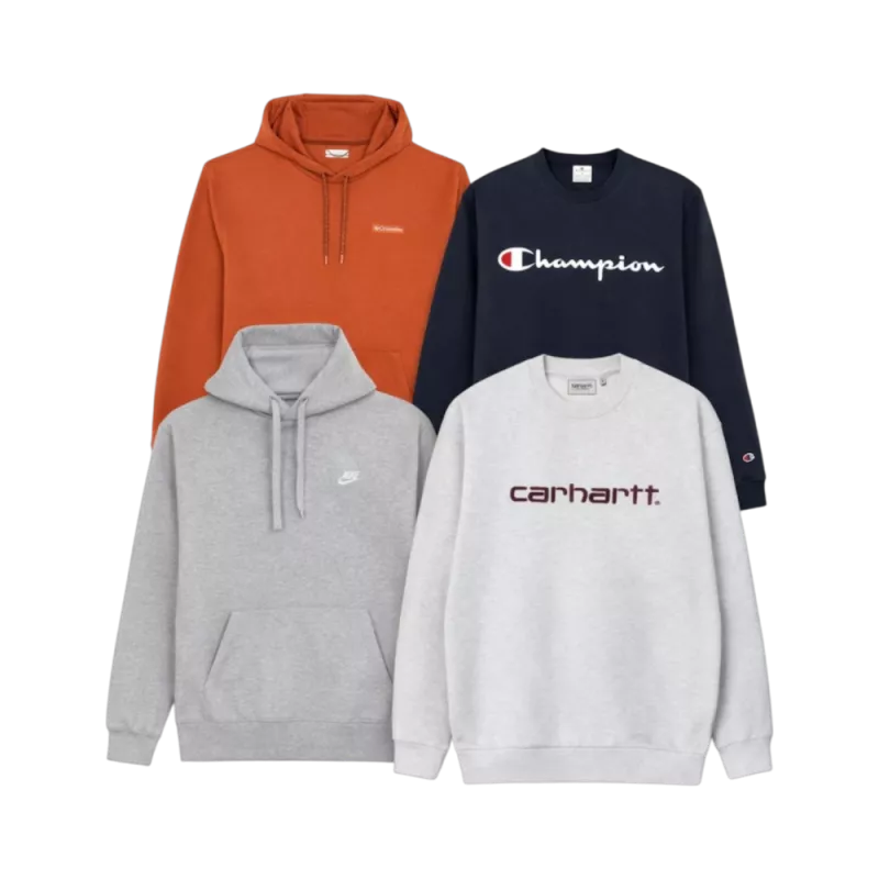 Lot de pulls homme de marques mixtes seconde main – Brandor grossiste