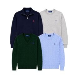 Lot de pulls Ralph Lauren seconde main – Brandor grossiste