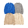 Lot vêtements Homme 40 pièces - pulls Aran Irlandais /  Brandor