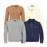 Pulls half zip et torsadé Ralph Lauren seconde main - parfait pour friperies