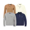 Wholesale lot of second-hand Ralph Lauren half-zip and cable-knit sweaters – Brandor