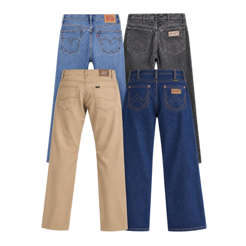 Pantalon mixte marques seconde main - parfait pour friperies