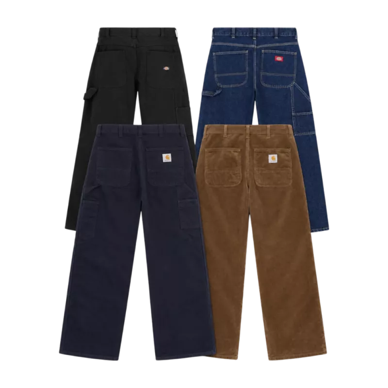 Lot de pantalons Carhartt et Dickies seconde main – Brandor grossiste