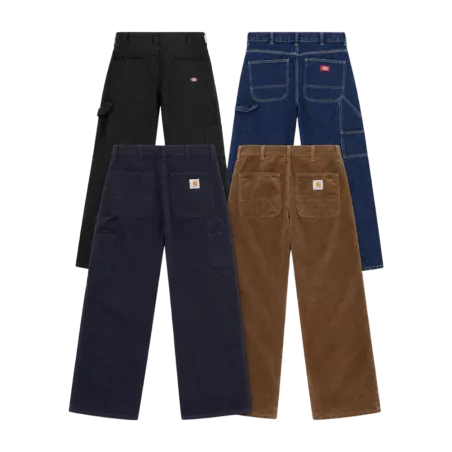 Wholesale lot of second-hand Carhartt and Dickies pants – Brandor
