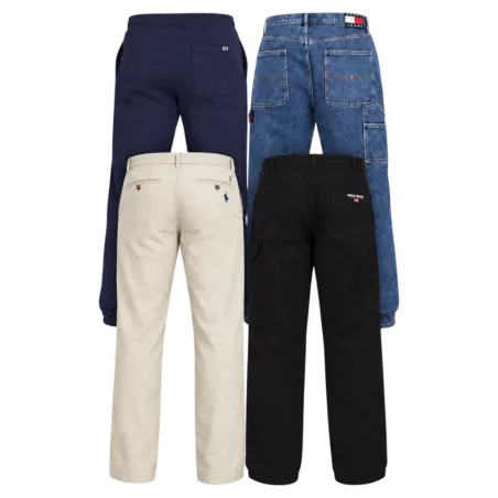 Lot de pantalons Ralph Lauren et Tommy Hilfiger seconde main – Brandor grossiste